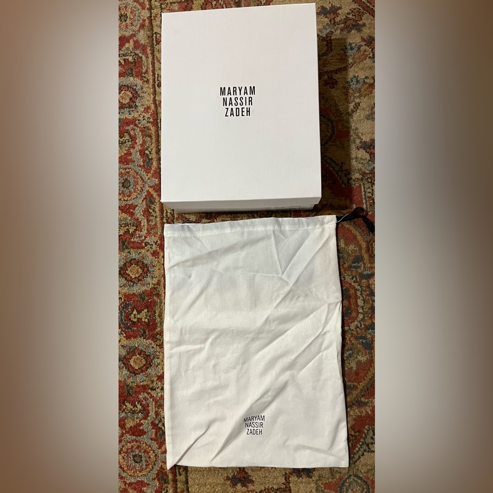 Maryam Nassir Zadeh Dust Bag & Shoe Box